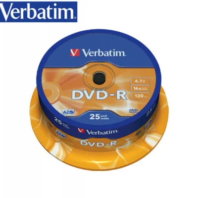 VERBATIM DVD-R 4,7GB 16X 25T CB 43522