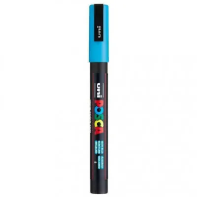 ΜΑΡΚΑΔΟΡΟΙ UNI POSCA PC-3M FINE LIGHT BLUE