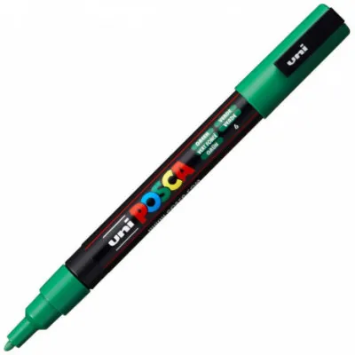 ΜΑΡΚΑΔΟΡΟΙ UNI POSCA PC-3M  FINE GREEN