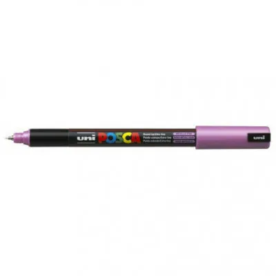 ΜΑΡΚΑΔΟΡΟΙ UNI POSCA PC-1MR EXTRA FINE METAL PINK
