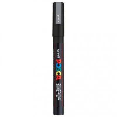 ΜΑΡΚΑΔΟΡΟΙ UNI POSCA PC-3M FINE SILVER