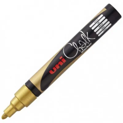 ΜΑΡΚΑΔΟΡΟΙ UNI POSCA PWE-5M CHALK GOLD