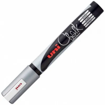 ΜΑΡΚΑΔΟΡΟΙ UNI POSCA PWE-5M CHALK SILVER