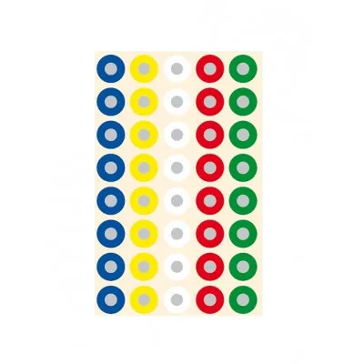 ΕΤΙΚΕΤΕΣ ΣΧΟΛΙΚΕΣ ΡΟΔΕΛΕΣ ΧΡΩΜΑΤΙΣΤΕΣ BSB Χ5 SHEETS 13XI