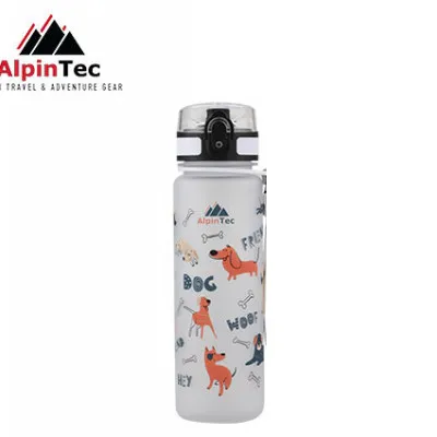 ALPINTEC ΠΑΓΟΥΡΙ ΠΑΙΔΙΚΟ ΠΛΑΣΤΙΚΟ BPA-FREE . 500ml HAPPY DOGS ΛΕΥΚΟ