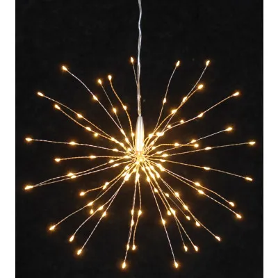 50cm Led Αχινός Copper Με 200Led Φωτάκια Και Μετασχηματιστή ip44