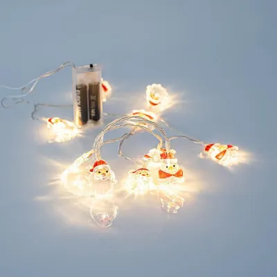 ΣΕΙΡΑ 10 LED 5mm ΜΕ ΑΚΡΥΛΙΚΟΥΣ ΑΓΙΟΒΑΣΙΛΗΔΕΣ