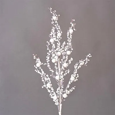 ΚΛΑΔΙ ΛΕΥΚΟ ΜΕ GLITTER 72CM