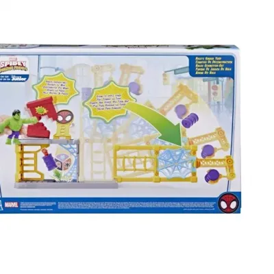 Hasbro Marvel Spidey and Amazing Friends: Hulk Smash Yard Playset (F3717)