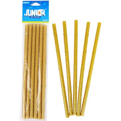 ΡΑΒΔΟΙ (STICK) ΣΙΛΙΚΟΝΗΣ 6Χ18CM ΧΡΥΣΟ 6ΤΕΜ