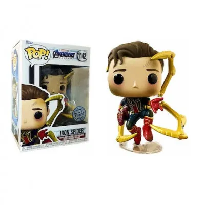 Funko Pop! Marvel: Avengers Endgame - Iron Spider (Unmasked Spider-Man) (Special Edition) #1142 Bobble-Head Vinyl Figure