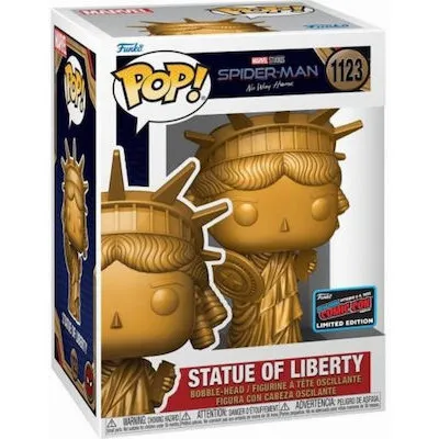 Funko Pop! Marvel: Spider-Man No Way Home - Statue Liberty (with Shield) (2022 Fall Convention Limited Edition) #1123 Bobble-Hea