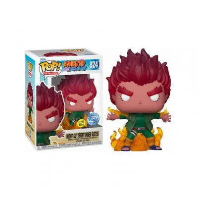 Funko Pop! Animation: Naruto Shippuden - Might Guy (Eight Inner Gates) (Glows in the Dark) (Special Edition) #824 Vinyl Figure
