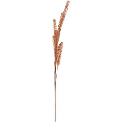 Διακοσμητικό κλαδί με 7 φύλλα, καφέ χρ.,68cm