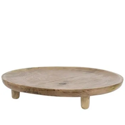 Πιατέλα με πόδια mango, διαμ.37cm