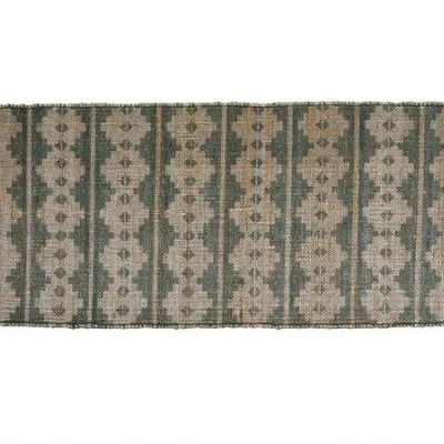 Χαλί cotton+γιούτα, γεωμετρικό print,70x140cm