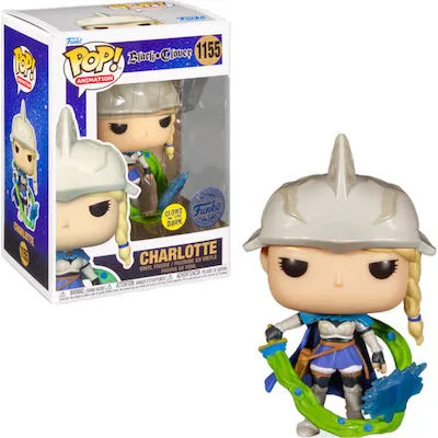 Funko Pop! Animation: Black Clover S1 - Charlotte* (Charla) (Glows in the Dark) (Special Edition) #1155 Vinyl Figure