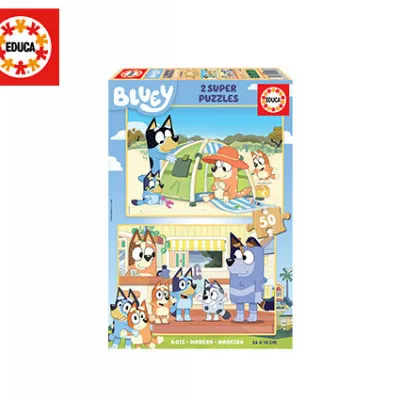 EDUCA ΠΑΖΛ ΞΥΛ. 2Χ50Τ BLUEY Π 019.408