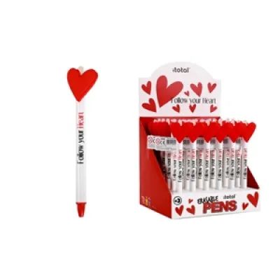 ΣΤΥΛΟ TOTAL GIFT XL2177E HEARTS ERASABLE PEN