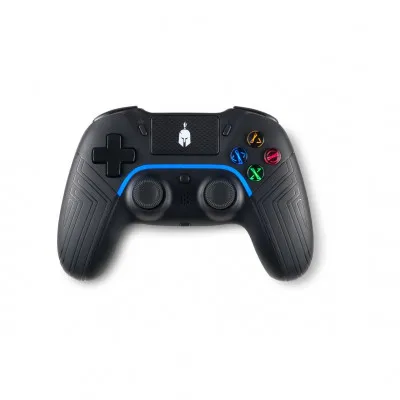 Spartan Gear - Aspis 4 Wired & Wireless Controller (Compatible with PC [wired] and Playstation 4 [wireless]) (colour:Black)