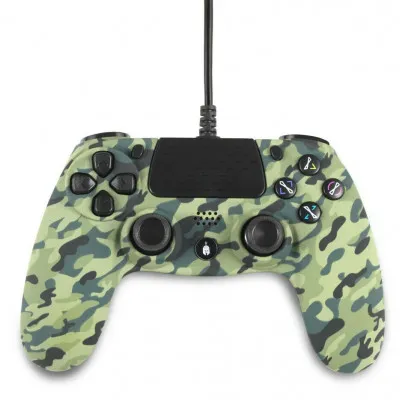 Spartan Gear - Hoplite Wired Controller (compatible with PC and playstation 4) (colour: Green Camo)