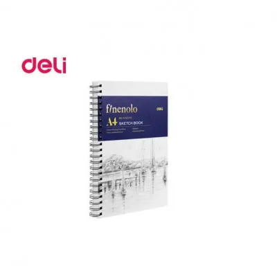 DELI ΜΠΛΟΚ ΣΧΕΔΙΟΥ ΣΠΙΡΑΛ 60Φ Α4 (210Χ297mm) 160gr FINENOLO C275