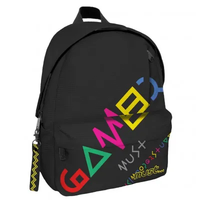 ΤΣΑΝΤΑ ΠΛΑΤΗΣ MUST INSPIRATIONS GAMER ΜΕ 1 ΚΕΝΤΡΙΚΗ ΘΗΚΗ