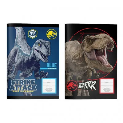 ΤΕΤΡΑΔΙΟ ΚΑΡΦΙΤΣΑ 17Χ25 JURASSIC 40Φ 2ΣΧ