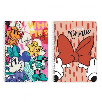ΤΕΤΡΑΔΙΟ ΣΠΙΡΑΛ A4 2Θ 60Φ MINNIE 2ΣΧ