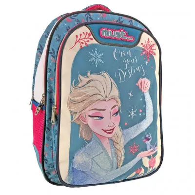 ΣΧΟΛΙΚΗ ΤΣΑΝΤΑ ΠΛΑΤΗΣ ΔΗΜΟΤΙΚΟΥ DISNEY FROZEN 2 OWN YOUR DESTINY MUST 3 ΘΗΚΕΣ