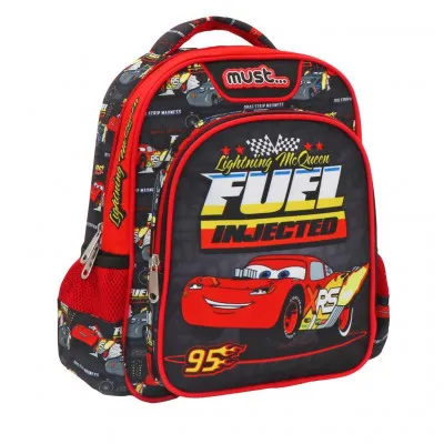 ΣΧΟΛΙΚΗ ΤΣΑΝΤΑ ΠΛΑΤΗΣ ΝΗΠΙΟΥ DISNEY CARS FUEL INJECTED MUST 2 ΘΗΚΕΣ