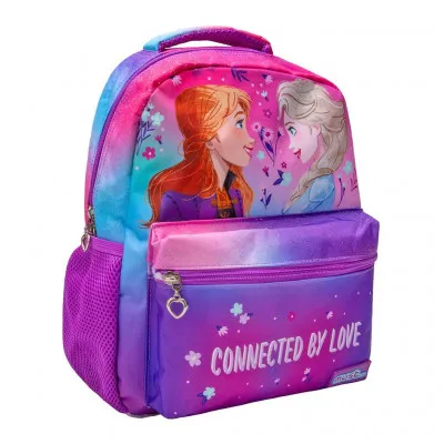 ΣΧΟΛΙΚΗ ΤΣΑΝΤΑ ΠΛΑΤΗΣ ΝΗΠΙΟΥ DISNEY FROZEN 2 CONNECTED BY LOVE MUST 2 ΘΗΚΕΣ