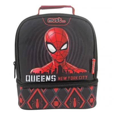 ΤΣΑΝΤΑΚΙ ΦΑΓΗΤΟΥ ΙΣΟΘΕΡΜΙΚΟ SPIDERMAN QUEENS NEW YORK CITY MUST 2 ΘΗΚΕΣ