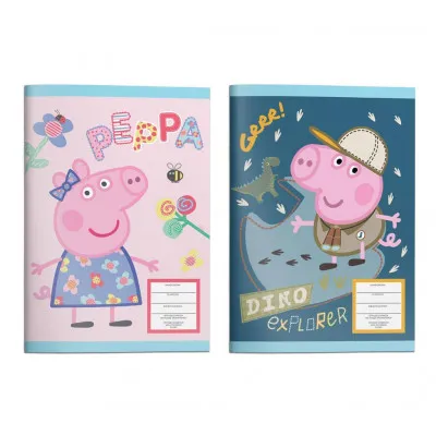 ΤΕΤΡΑΔΙΟ ΚΑΡΦΙΤΣΑ 17Χ25 PEPPA PIG 40Φ 2ΣΧ