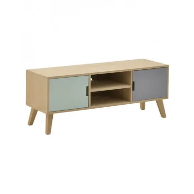 ΕΠΙΠΛΟ TV ΞΥΛΙΝΟ ΛΕΥΚΟ/NATURAL 120X36X45