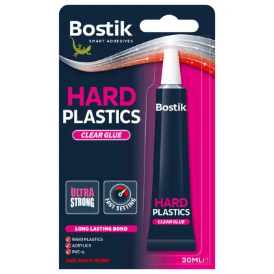 BOSTIK HARD PLASTICS GLUE 20ML