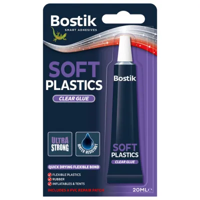 BOSTIK SOFT PLASTICS GLUE 20ML