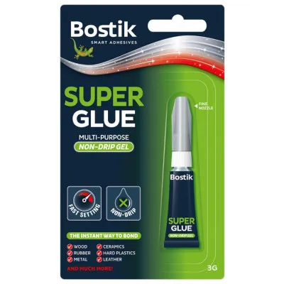 BOSTIK SUPER GLUE GEL 3ML