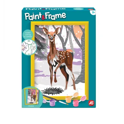 Paint & Frame Snow Deer