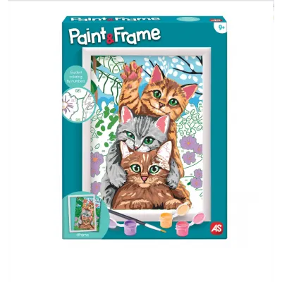 Paint & Frame Funny Kitties