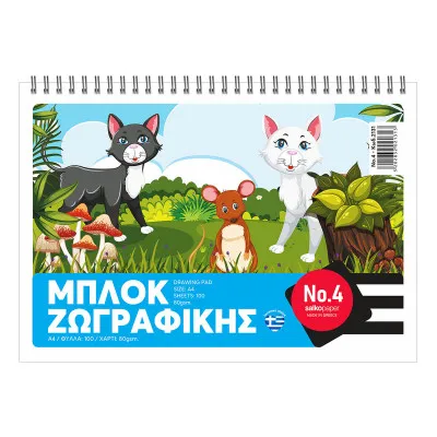 ΜΠΛΟΚ ΖΩΓΡΑΦΙΚΗΣ Νο4 100Φ
