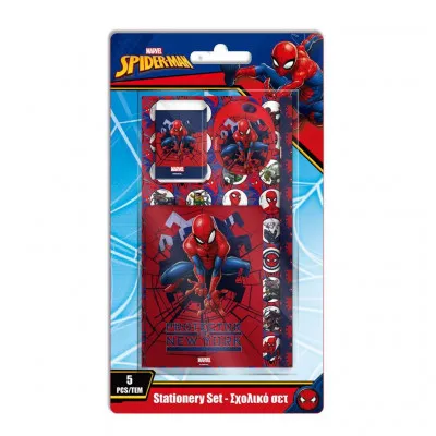 ΣΧΟΛΙΚΟ ΣΕΤ 5ΤΕΜ SPIDERMAN PROTECT