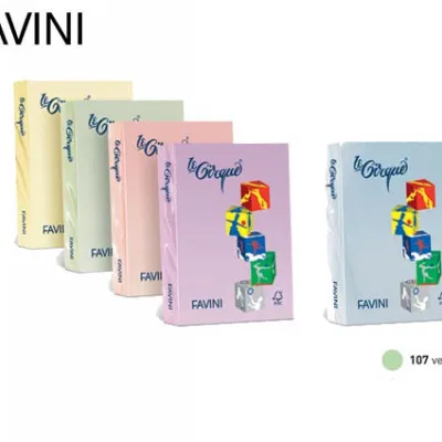 FAVINI ΧΑΡΤΙ 500Φ Α4 80gr 80-107 ΠΡΑΣΙΝΟ ΠΑΣΤΕΛ