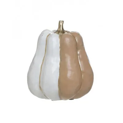 ΚΟΛΟΚΥΘΑ RESIN ΜΠΕΖ/ΛΕΥΚΗ Φ11Χ13