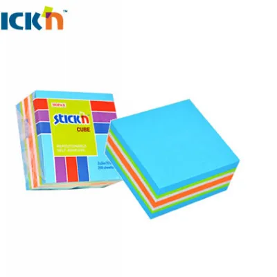 STICK'N ΚΥΒΟΣ ΑΥΤΟΚΟΛΛΗΤΑ 50x50mm ΜΠΛΕ ΝΕΟΝ-ΠΑΣΤΕΛ 250Φ. 21535