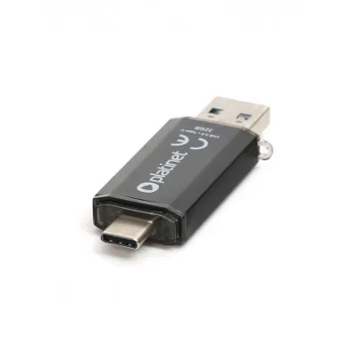 USB STICK 3.2 TYPE C (ΥΠΟΔΟΧΗ ΔΙΠΛΗΣ ΟΨΗΣ) 32GB ΜΑΥΡΟ