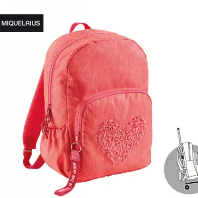 MIQUELRIUS ΤΣΑΝΤΑ ΠΛΑΤΗΣ ΤΡΟΛΕΥ 40x28x16cm CUORE AGATHA RUIZ DE LA PRADA