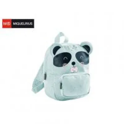 MIQUELRIUS ΤΣΑΝΤΑ ΠΛΑΤΗΣ 27x20x10cm WILD PUPPIES PANDA