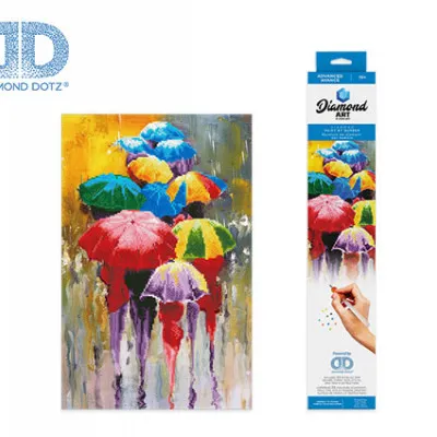 DIAMOND DOTZ ΚΑΤΑΣΚΕΥΗ ΨΗΦΙΔΩΤΟ ΒΡΟΧΕΡΗ ΜΕΡΑ BLISTER 45x65cm ART