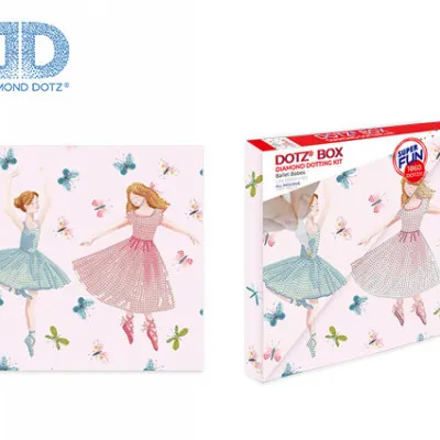 DIAMOND DOTZ ΚΑΤΑΣΚΕΥΗ ΨΗΦΙΔΩΤΟ ΜΠΑΛΑΡΙΝΕΣ 28x28cm BOX